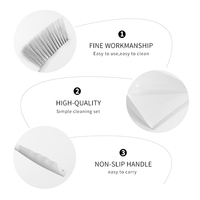 Vente chaude Mini balai de Table et ensemble de pelle à poussière brosse de nettoyage en plastique de haute qualité avec tête de balai en PET brosse de nettoyage de pelle à poussière