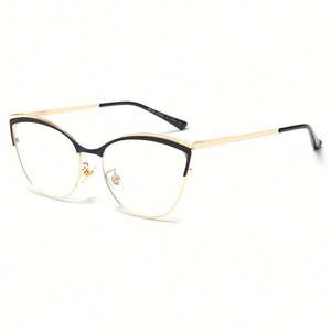 Gafas de Protección Ocular con Bloqueo de Luz Azul, Metálicas, Fotocromáticas, Estilo Ojo de Gato, para Mujer, Moda 2025 - Product Image 5