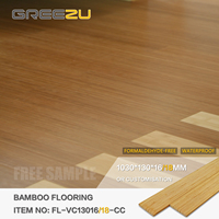 Suelo de Bambú para Calefacción por Suelo Radiante, Instalación Flotante Natural, Duradero para Uso en Interiores, Fácil Instalación para Sauna