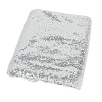 Nappe de table de mariage ronde durable avec paillettes scintillantes tissu Spandex tissé effet chatoyant banquet de fête à la maison à manger