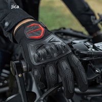 Gants de moto d'été en maille fine respirante, adaptés à toutes les saisons, pour la conduite de motos et les courses ; unisexe, à doigts complets