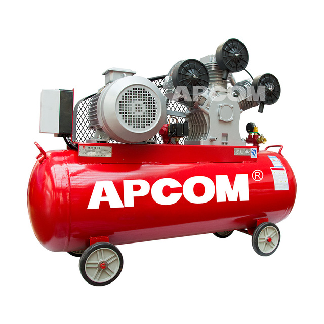 Low Noise APCOM 25 CFM 30 CFM 7.5hp 5.5 kw Aircompressor 7.5hp 5.5kw Piston air Compressor De Aire