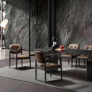 Sillón Minimalista Italiano de Madera de Fresno para Sala de Estar con Relleno de Espuma para Uso Doméstico - Product Image 4