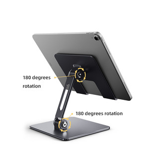Support de <span class=keywords><strong>tablette</strong></span> de bureau en acier au carbone métallique à hauteur et <span class=keywords><strong>angle</strong></span> réglables Support de <span class=keywords><strong>tablette</strong></span> en métal <span class=keywords><strong>pour</strong></span> <span class=keywords><strong>tablette</strong></span> PC - Product Image 1