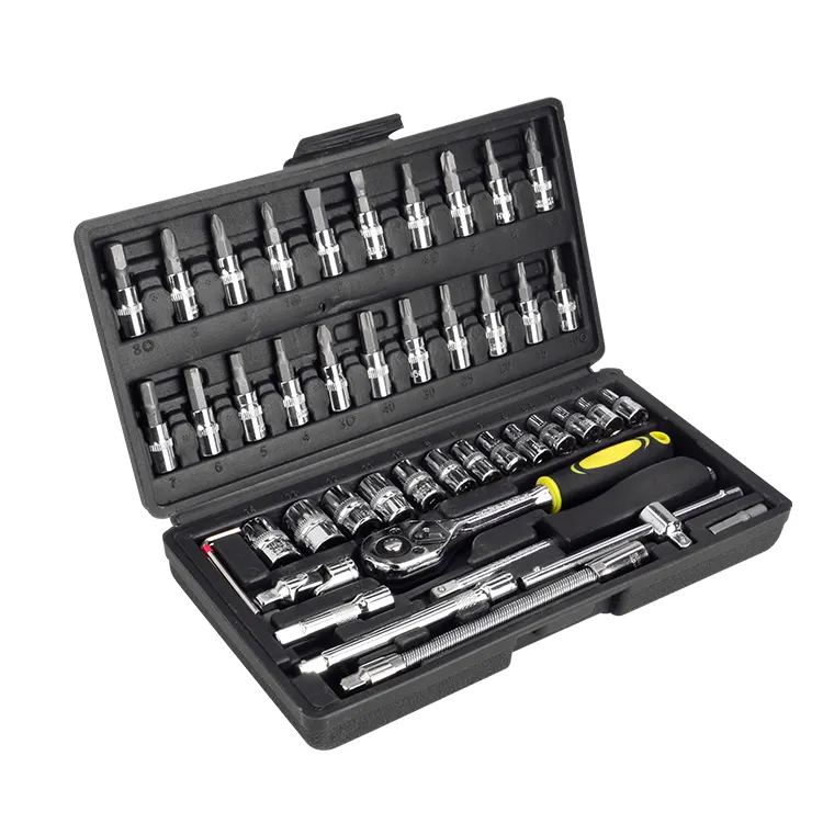 Workpro — Set d'outils multifonctions 46 pièces, nouveauté, kit populaires chinois, outils de réparation automobile