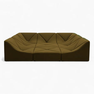 Sofá Modular de 4 Piezas, Estilo Duna Cuadrada Grande, Sofá de Esquina Multifuncional y Elegante, Asientos Seccionales Tapizados para Sala de Estar - Product Image 1