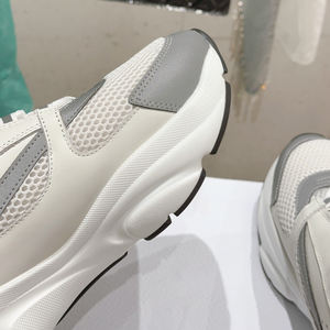 Zapatillas de deporte de diseñador clásico de lujo para hombre 2025, zapatos informales de cuero genuino de malla de piel de vaca X con plantilla de PU suave - Product Image 4