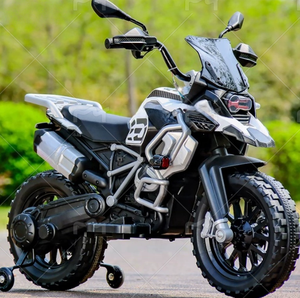 Moto Électrique pour Enfants 2-7 Ans Garçon Fille Rechargeable Tout-Terrain Modèle en Plastique PP Simulation Célébrité Internet - Product Image 4