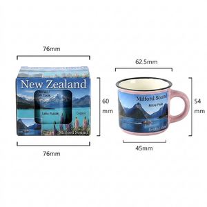 Taza de Cerámica Personalizada con el Logotipo de Hobbiton y Milford Sound, Recuerdo de Nueva Zelanda, Regalo de Viaje Personalizado, Venta al Por Mayor - Product Image 2