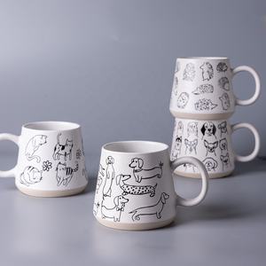 ผู้ผลิตจีนขายส่งแก้วกาแฟเซรามิคพิมพ์โลโก้ตามสั่งรุ่นใหม่ <span class=keywords><strong>Beeg</strong></span> - Product Image 1