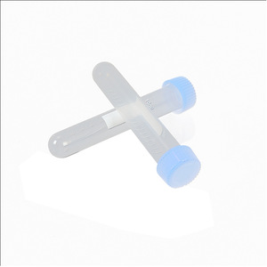 Tubos de Centrífuga Tangren Kang de 15 ml con Tapa de Rosca, Fondo Redondo y Graduación, para Uso en Laboratorio - Product Image 1