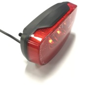 Feu arrière LED haute puissance de luxe 24v 36v 48v pour Ebike un accessoire de câble élégant