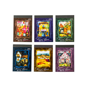 30 pegatinas por paquete serie Wacky Hut casa tema Paisaje Fondo pegatinas Decoración - Product Image 5