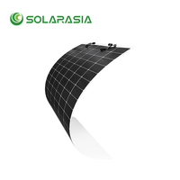 Panneaux solaires flexibles ultra-minces personnalisés 100W 200W 300W 400W 500W 520W 550W 600W Panneau monocristallin flexible pour toit de voiture
