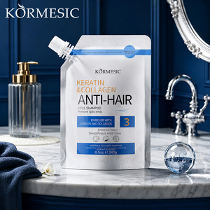KORMESIC Champú Anticaída con Queratina y Colágeno Certificado por Bpom, 240 ml, Hidratante, Equilibra el Cuero Cabelludo, Nutre y Repara - Product Image 1
