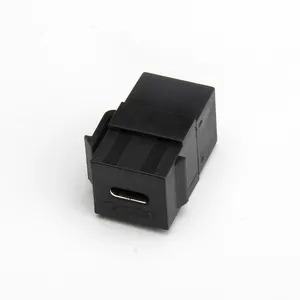 Prezzo di fabbrica USB tipo C femmina a femmina accoppiatore adattatore Keystone Jack connettore