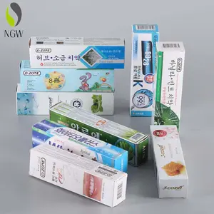 Factory custom printing various types of toothpaste packaging cartons
