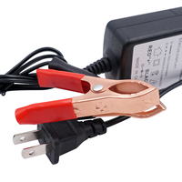Chargeur 12V 13.6V 13.8V 14.6V 14.8V 1A 1000mA pour voiture, scooter, moto tout-terrain, cyclomoteur, pièces ATV, chargeur de batterie au plomb-acide AGM GEL Pb