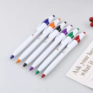Pulpen Promosi Berkualitas Tinggi Gaya Modern Logo Kustom Plastik Multi-warna Tinta Hitam Untuk Kantor/Sekolah/Hadiah - Product Image 1