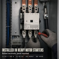 Contacteur AC 3TF51 140A AC-3 690V 50kA Contacteur magnétique robuste avec contacts auxiliaires pour démarreurs de moteurs