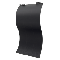 En Stock Expédition Rapide 150W Anti-Crack ETFE HPBC Cellule Panneau Solaire Flexible Sans Cadre Noir pour Bateaux Camping-Car Usage Extérieur