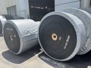 Correia transportadora de borracha profissional anti-abrasiva de 2 camadas para China