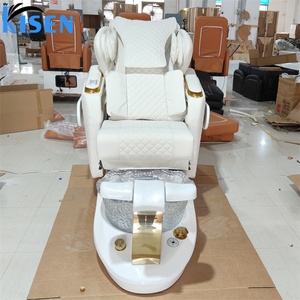 Sillón de Pedicura Eléctrico Reclinable KISEN, Equipo de Salón de Belleza de Lujo, Spa para Pies con Hidromasaje sin Tuberías, en Oferta - Product Image 1