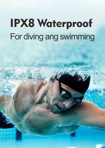 Auricular de conducción ósea, inalámbrico por Bluetooth, IPX8, reproductor <span class=keywords><strong>MP3</strong></span> impermeable, Hifi, gancho <span class=keywords><strong>para</strong></span> la oreja, <span class=keywords><strong>para</strong></span> natación - Product Image 4