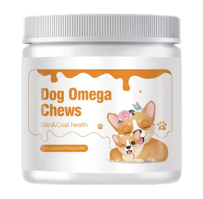 OEM Soft Chews Pet Food Glucosamine pour chiens avec chanvre, huile de poisson, chondroïtine Dog Glucosamine Chews