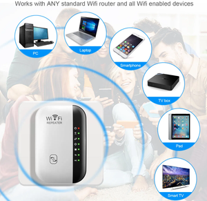 Chất lượng cao Wifi Extender khuếch đại tín hiệu wifi phạm vi Extender không dây Internet Repeater khuếch đại từ xa với cổng Ethernet - Product Image 1