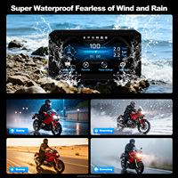 Pantalla Portátil de 5.5 Pulgadas con WiFi y GPS para Motocicleta, Resistente al Agua y Compatible con Apple Carplay y Android Auto