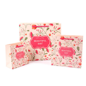 Eco Wholesale Eco-Friendly <b>Biodegradable</b> Disposable Recyclable Heavy-Duty <b>Paper</b> Gift Bags Custom Logo Spring Festival Food Snack - Product Image 2