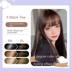 เจียหยิง ครีมย้อม<span class=keywords><strong>ผม</strong></span>สมุนไพรเคราติน ปราศจากแอมโมเนีย <span class=keywords><strong>สี</strong></span>ติดทนนาน หลายเฉดสี ย้อม<span class=keywords><strong>ผม</strong></span>แบบขั้นตอนเดียว ปิดผมขาว - Product Image 4