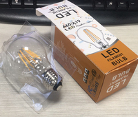 Ampoule LED à filament en verre E27 A60 dimmable PWM 24V Benory 6W CRI90+ 2700K 3000K Loxone Tree KNX DALI DMX Tuya Smart