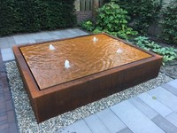 Table d'eau en cordage de jardin, fontaine et étang à eau, décoration