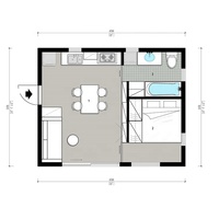 Belle et Luxueuse Suite Jardin Maison Minuscule Petit Hangar 36 Mètres Carrés GS0002