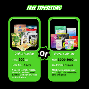 Free Samples Food-Grade Plastic Candy Snacks <strong>Edibles</strong> Packaging Herbal Product Mylar Pouch Bags - Product Image 2