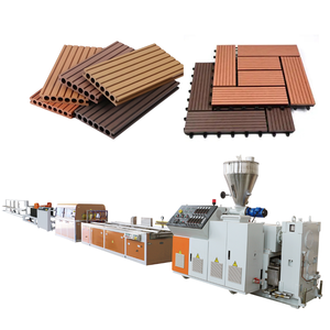 Sản lượng cao PP PE WPC nhựa sàn gỗ <span class=keywords><strong>decking</strong></span> hàng rào Bảng điều chỉnh tường trần trang trí đùn sản xuất máy - Product Image 1