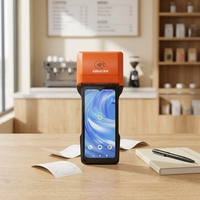 Sistema POS Portátil Android 14.0 con Impresora Térmica de 80 mm, NFC y Bluetooth para Servicios de Alimentación, Estacionamiento y Soluciones de Boletería
