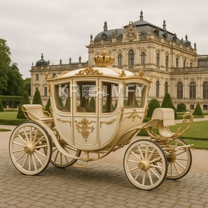 <b>China</b> Competitive Price Royal Drawn Outdoor <b>Christmas</b> Decoration Horse Carriage Special Transportation <b>Christmas</b> Ornament - Product Image 6