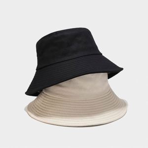 Sombrero de Pescador de Ala Ancha para Primavera/Verano, con Cuerda Antiviento, Color Sólido, Transpirable, Protección Solar para Exteriores - Product Image 4