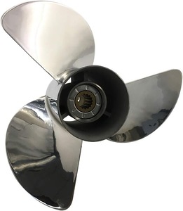 Nouvelle <span class=keywords><strong>hélice</strong></span> en acier inoxydable 13-1/4 "x 17" 13-3/4 "x15" 14-1/2 "x19" <span class=keywords><strong>pour</strong></span> <span class=keywords><strong>moteur</strong></span> hors-bord <span class=keywords><strong>Mercury</strong></span> 15 dents RH SS Prop 70-140HP - Product Image 4