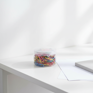 Graffette Colorate con Contenitore - Graffette a U in Metallo Nichelato per Ufficio e Scuola - Product Image 2