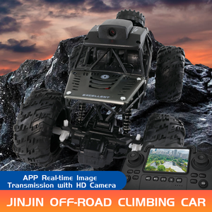 Coche Teledirigido Todoterreno de Aleación Metálica 2.4G con Cámara <span class=keywords><strong>WIFI</strong></span> y Pantalla LCD Controlada por Aplicación - Product Image 3