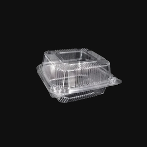 プラスチック製のクラムシェル型バーガーボックス - Product Image 1