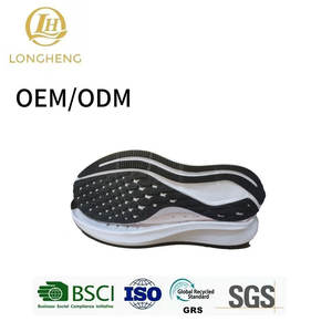 نعل خارجي خفيف الوزن مضاد للانزلاق للأحذية الرياضية، مصنوع من مواد MD+<span class=keywords><strong>TPR</strong></span>، من إنتاج شركة لونغهنغ موديل 1883، بسماكة 2-5 مم - Product Image 2