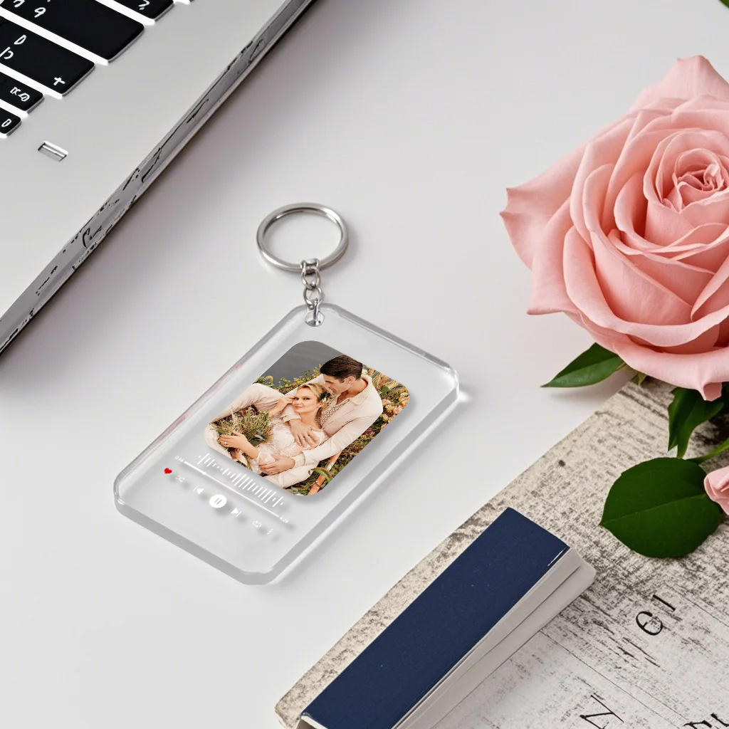 พวงกุญแจอะคริลิครูปแบบทำมือ