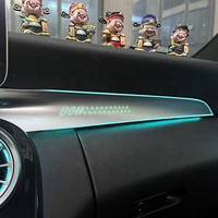Kit d'éclairage d'ambiance intérieur X253 pour Mercedes-Benz Classe C GLC W205, LED 64 couleurs, accessoires décoratifs LHD/RHD