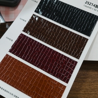 Cuir synthétique PVC à motif de fissures de pierre de 1,0 mm, résistant à l'usure, imperméable, flexible, pour sacs et décoration