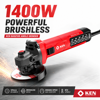 KEN BA9210E Meuleuse d'angle sans balais 1400W robuste 125mm à vitesse variable pour la découpe et le meulage du métal